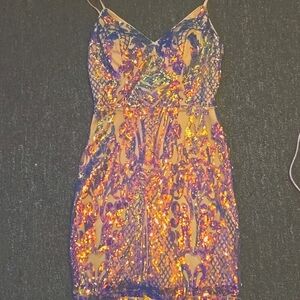 Sequin Mini Dress Size 1